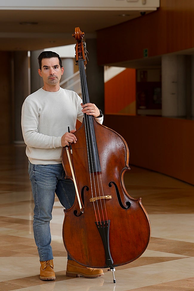 Andrea Rescaglio (Cremona, Italia, 1980), en el Auditorio Víctor Villegas.