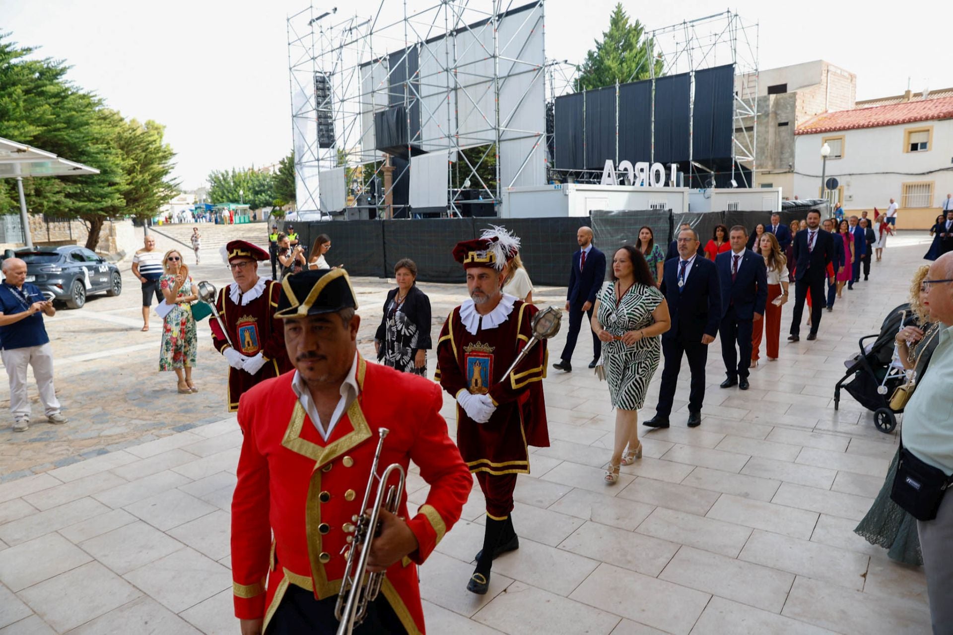 La misa mayor de la Patrona de Lorca, en imágenes