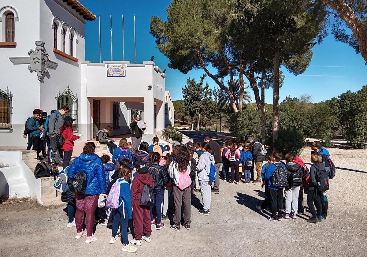 Visita de escolares al Coto Cuadros, dentro del programa de la Comunidad, en una foto de archivo.