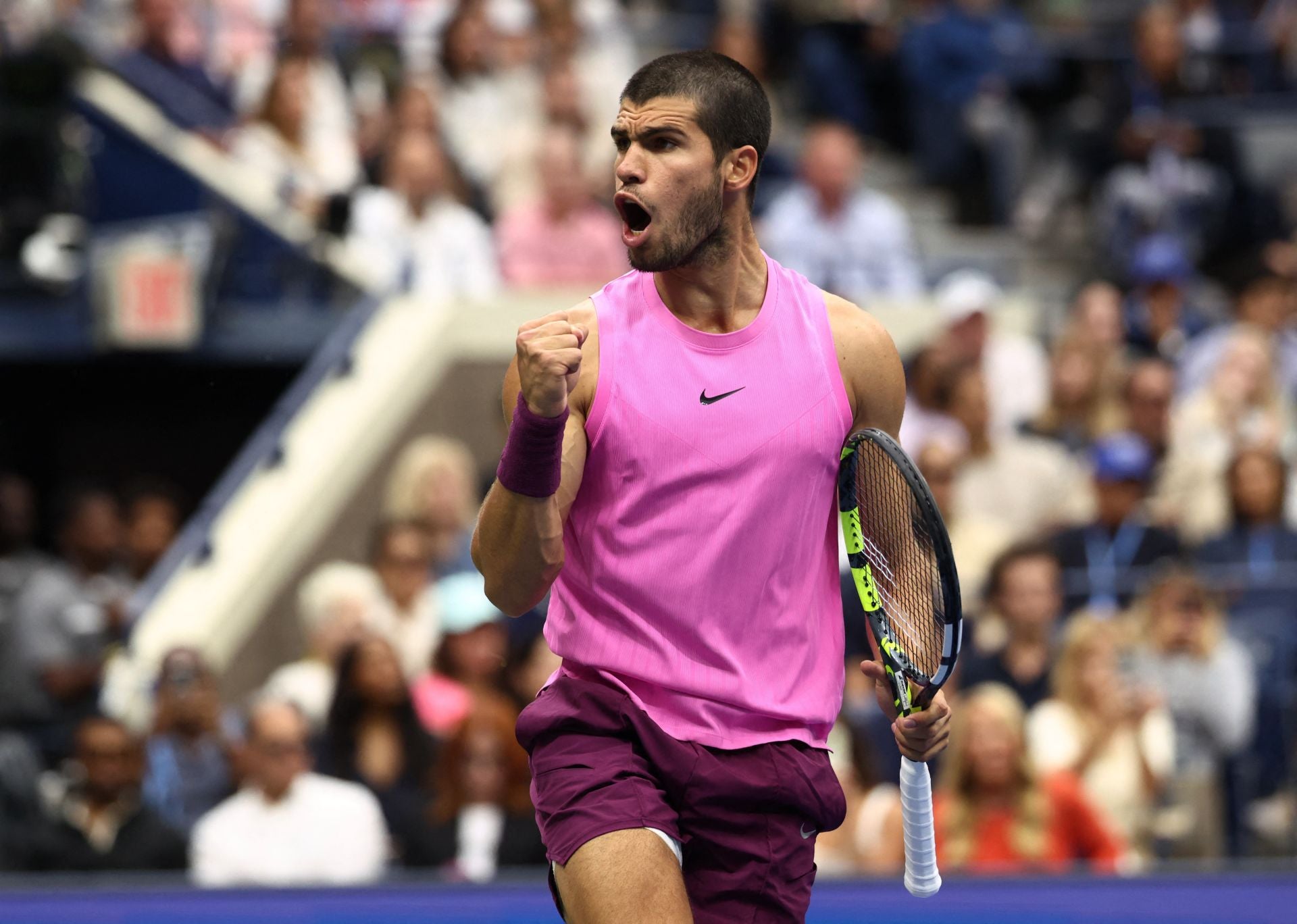 Las imágenes del duelo entre Carlos Alcaraz y Jannik Sinner