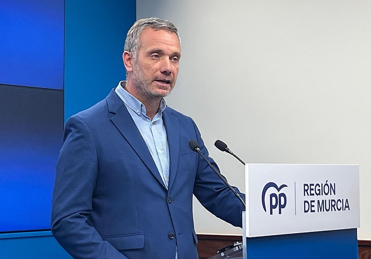 Joaquín Segado, este miércoles en rueda de prensa.