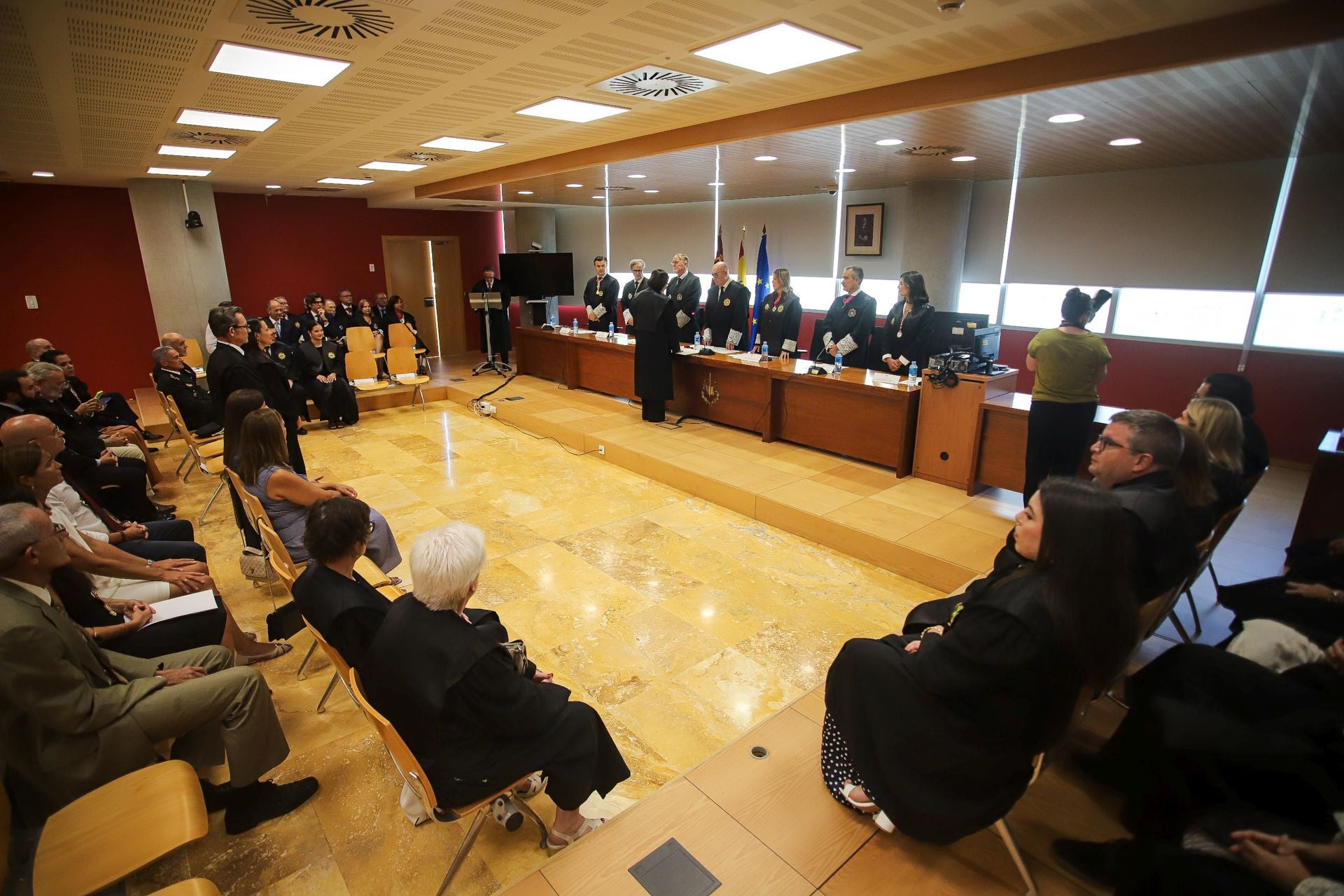 El homenaje del Colegio de Procuradores de Murcia al expresidente del TSJ, Miguel Pasqual del Riquelme, en imágenes