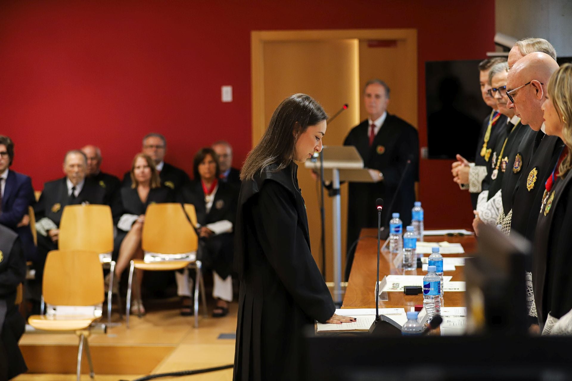 El homenaje del Colegio de Procuradores de Murcia al expresidente del TSJ, Miguel Pasqual del Riquelme, en imágenes
