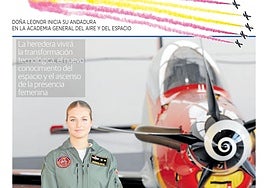 Portada del especial dedicado al ingreso de la Princesa en la AGA de San Javier.