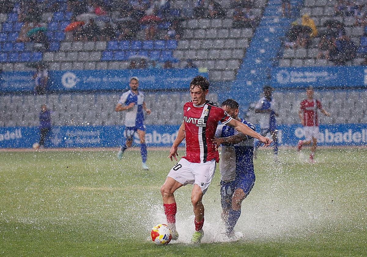 El partido suspendido entre Sabadell y Cartagena, en imágenes