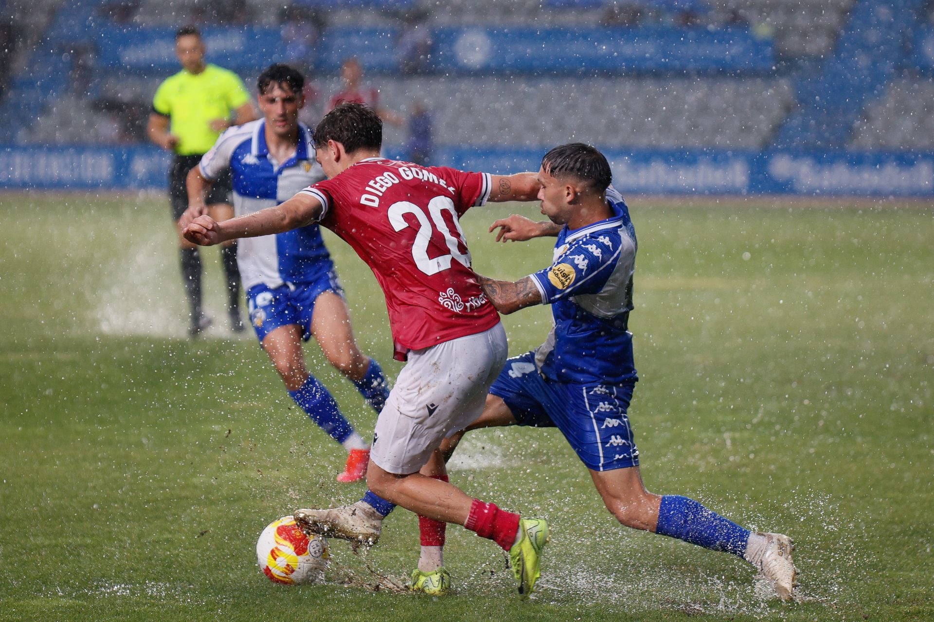 El partido suspendido entre Sabadell y Cartagena, en imágenes