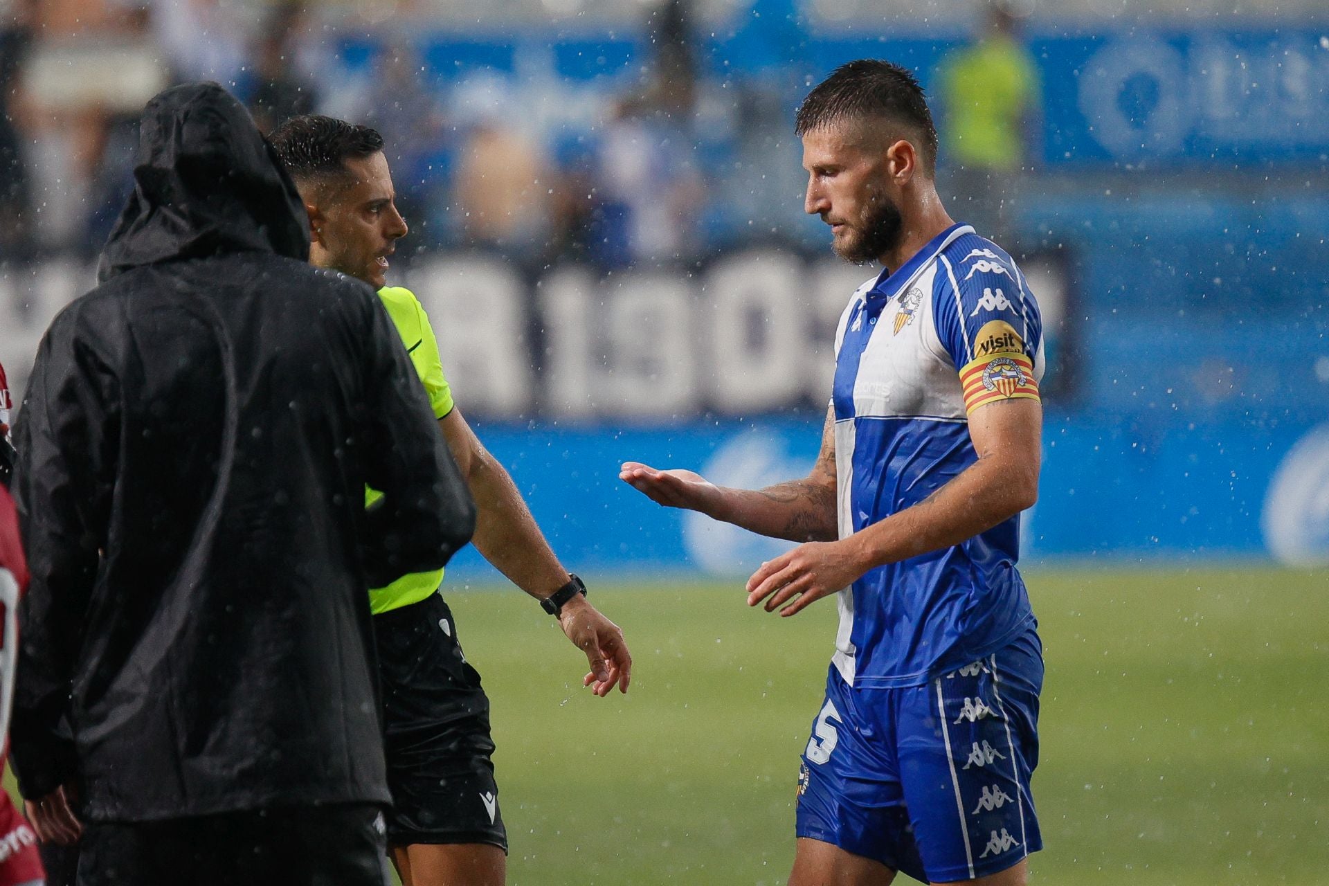 El partido suspendido entre Sabadell y Cartagena, en imágenes