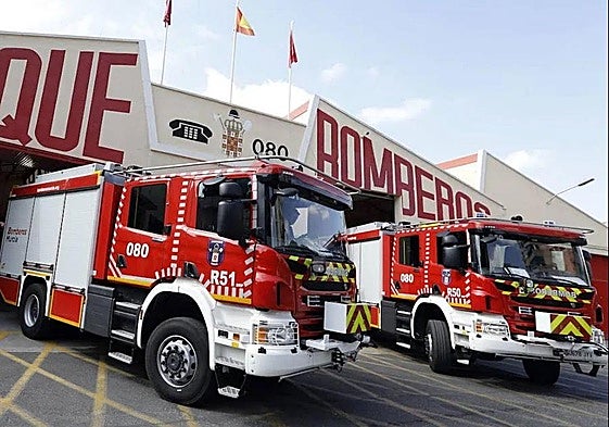 Parque de bomberos del Infante, en Murcia, en una imagen de archivo