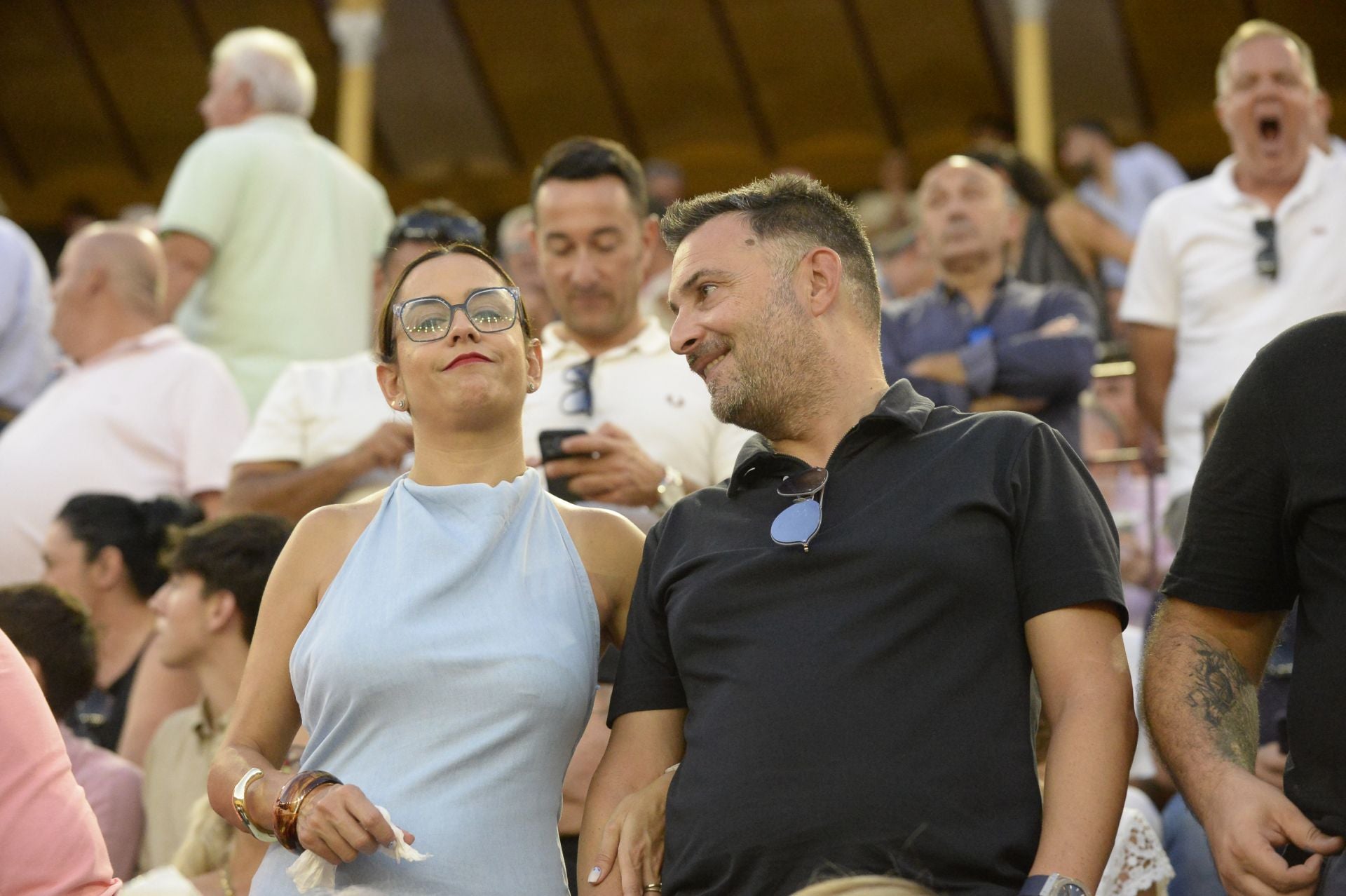 Ambiente de la corrida de la Romería de la Feria Taurina de Murcia, en imágenes
