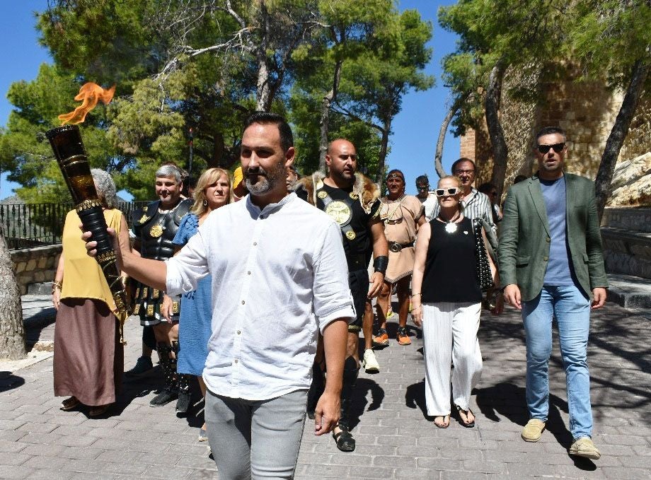 Las imágenes del encendido del Fuego Sagrado de Carthagineses y Romanos en Caravaca