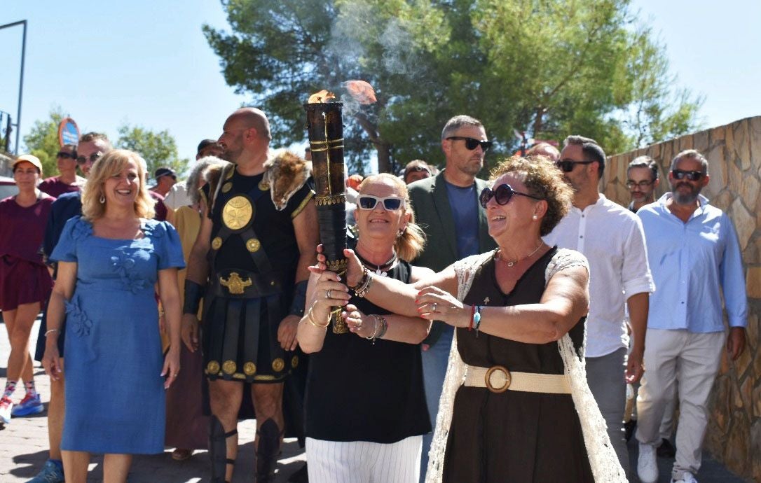 Las imágenes del encendido del Fuego Sagrado de Carthagineses y Romanos en Caravaca