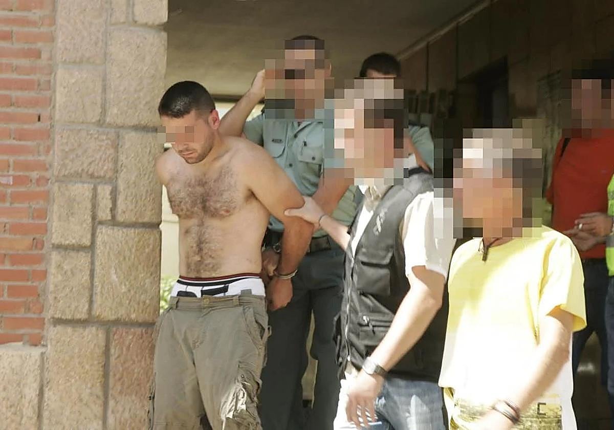 Indalecio O., arrestado en Lorca en 2009, cuando estaba fugado.
