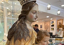 Talla de la Virgen de la Merced atribuida a Francisco Salzillo.