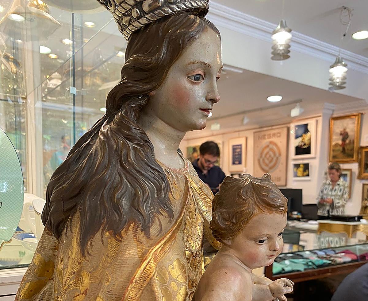 Talla de la Virgen de la Merced atribuida a Francisco Salzillo.