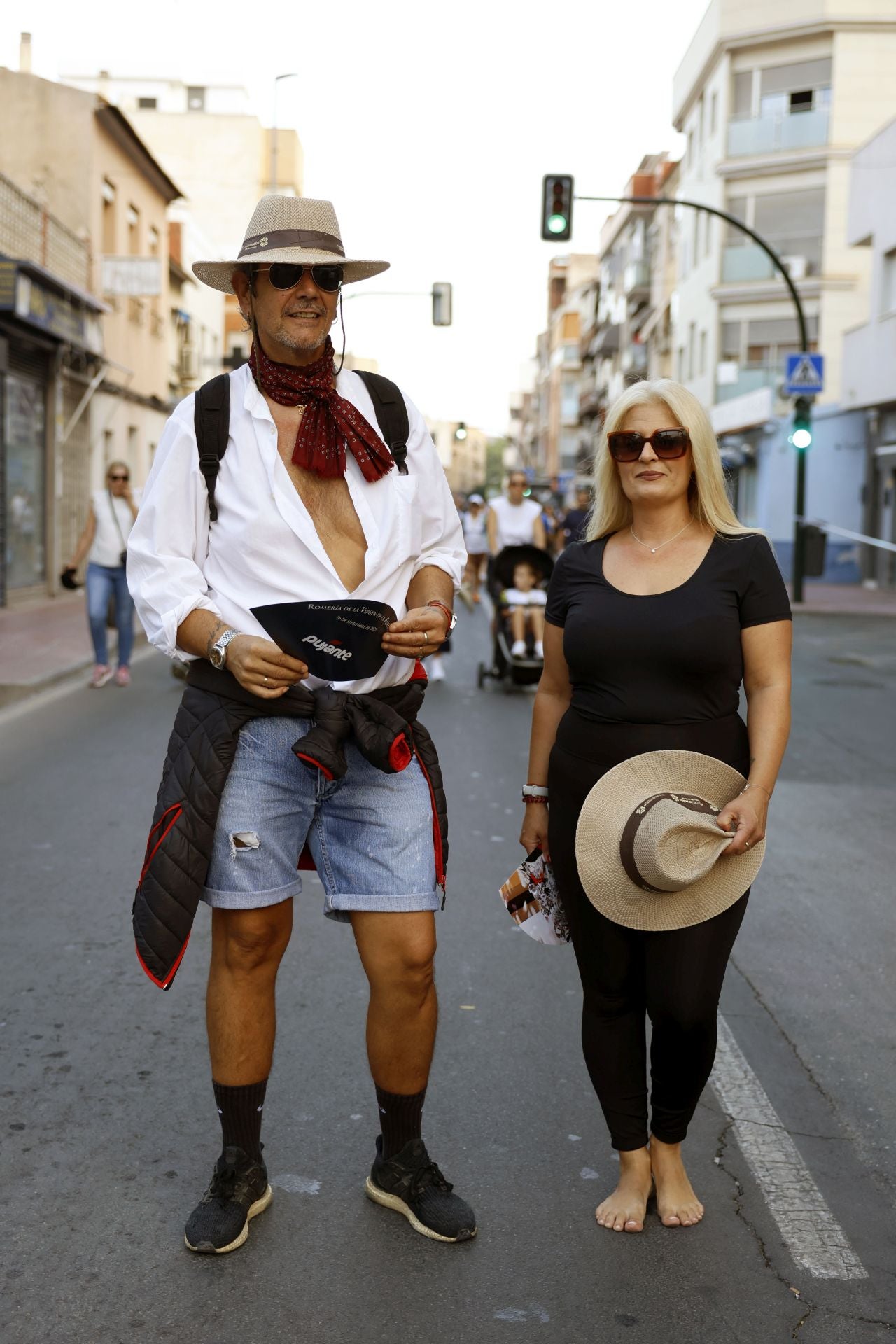 Búscate entre los romeros que acompañaron a la Fuensanta en Murcia