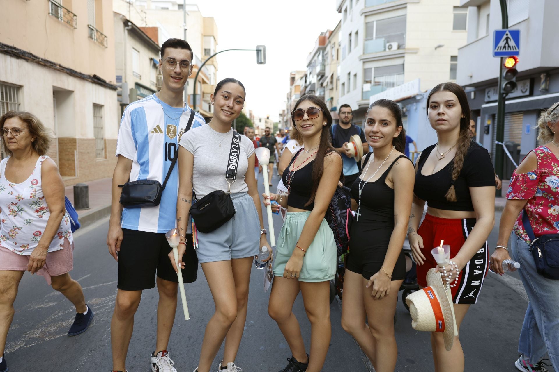 Búscate entre los romeros que acompañaron a la Fuensanta en Murcia
