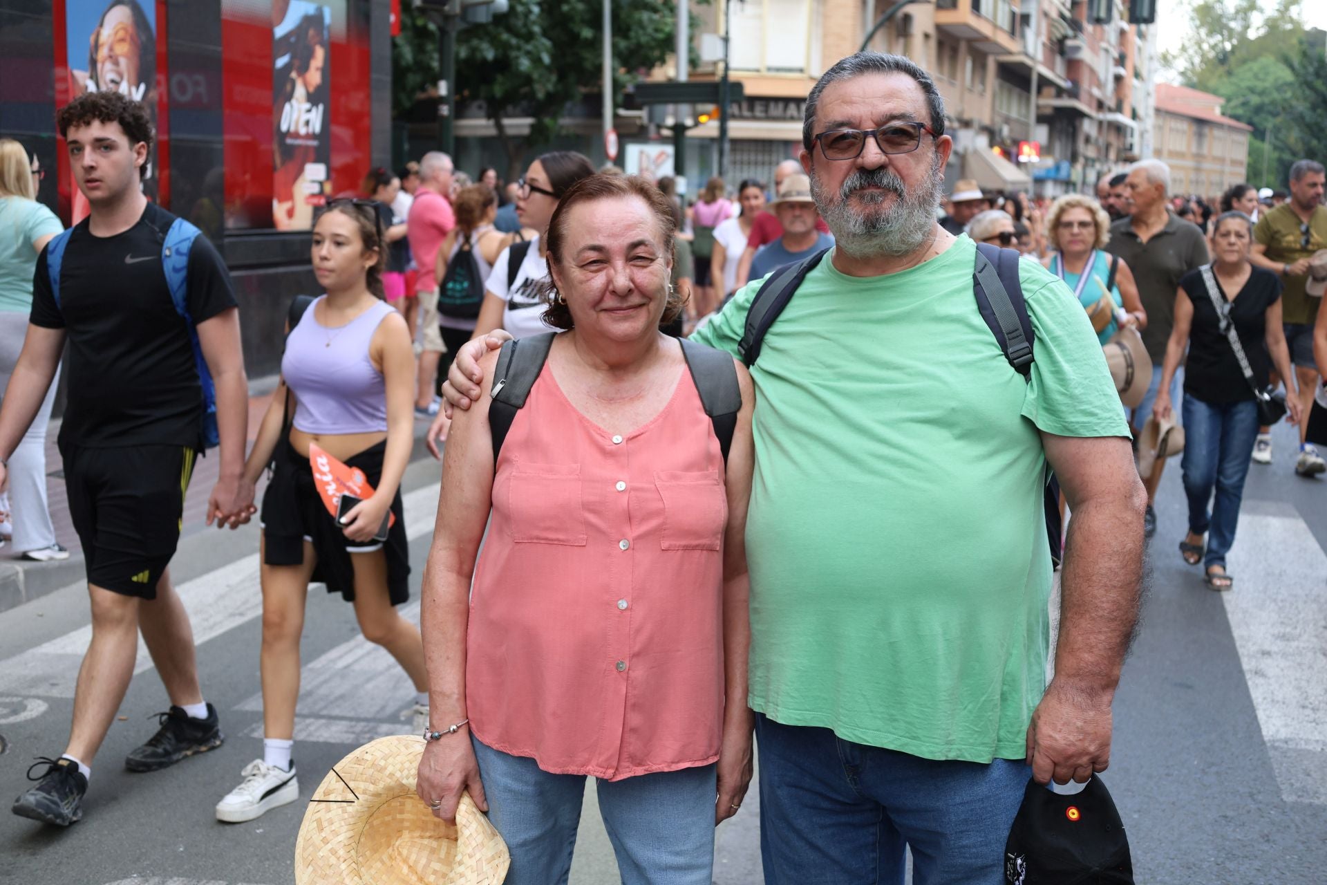 Búscate entre los romeros que acompañaron a la Fuensanta en Murcia