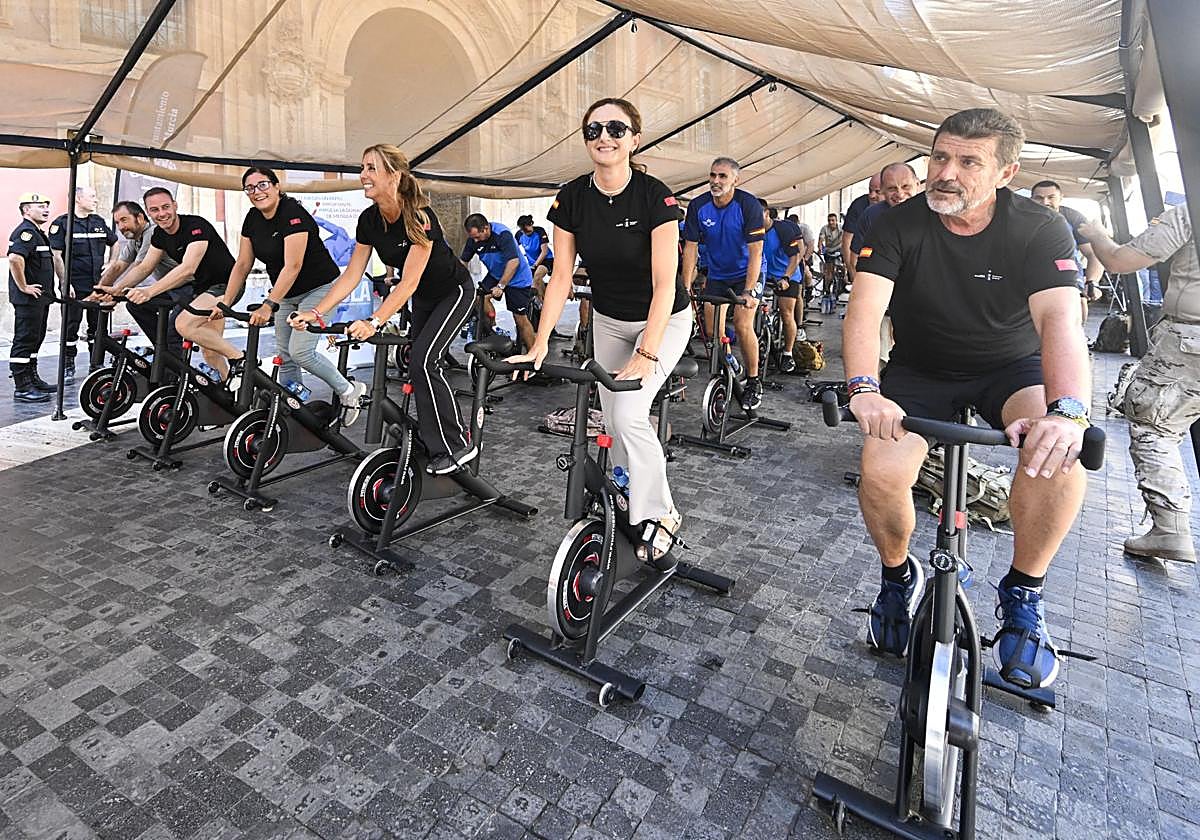 Las imágenes de la campaña &#039;UMEdula&#039; en la Plaza Belluga de Murcia