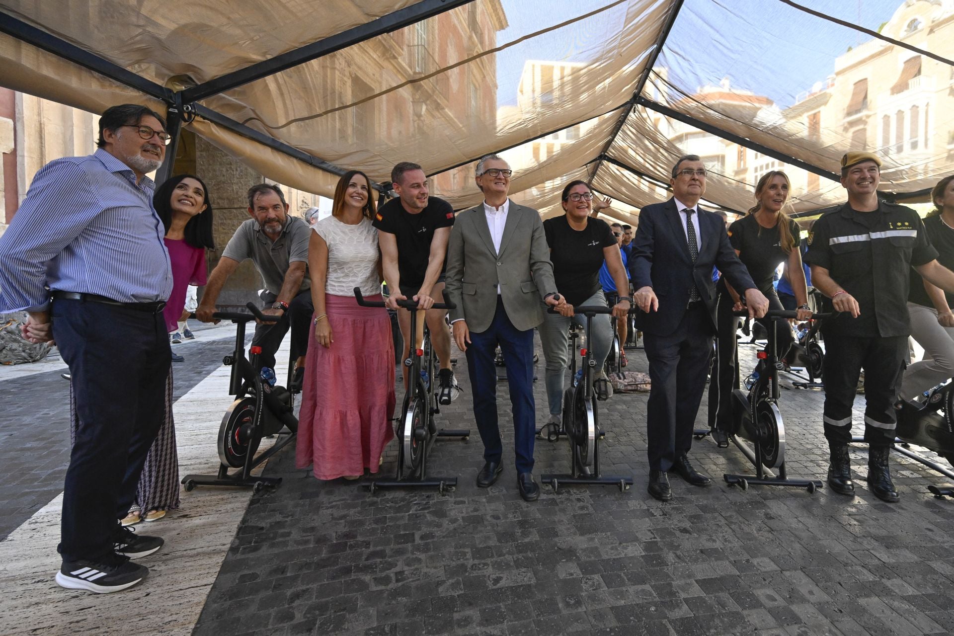 Las imágenes de la campaña &#039;UMEdula&#039; en la Plaza Belluga de Murcia