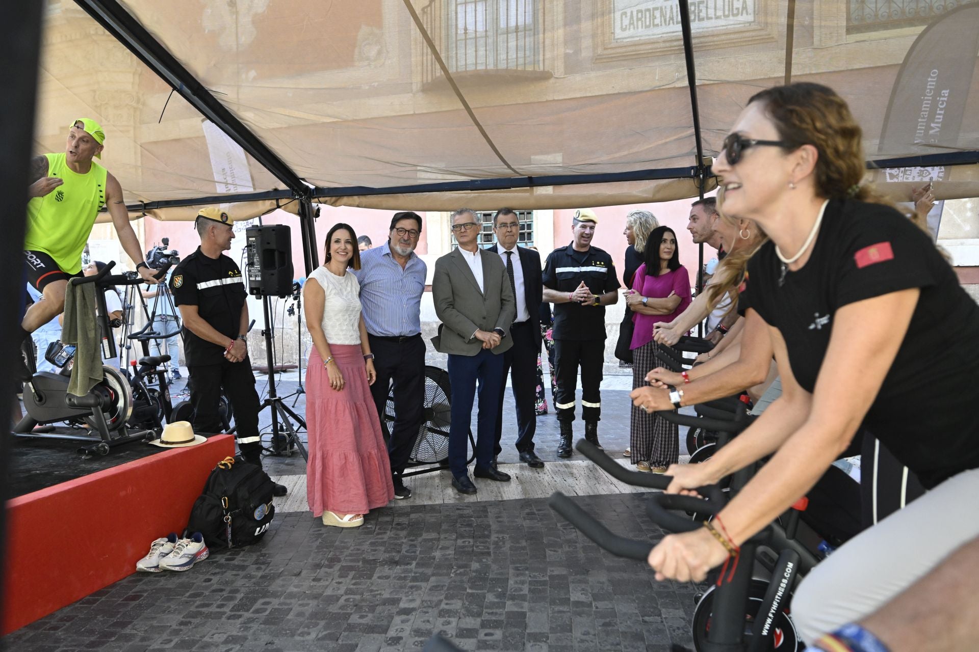 Las imágenes de la campaña &#039;UMEdula&#039; en la Plaza Belluga de Murcia