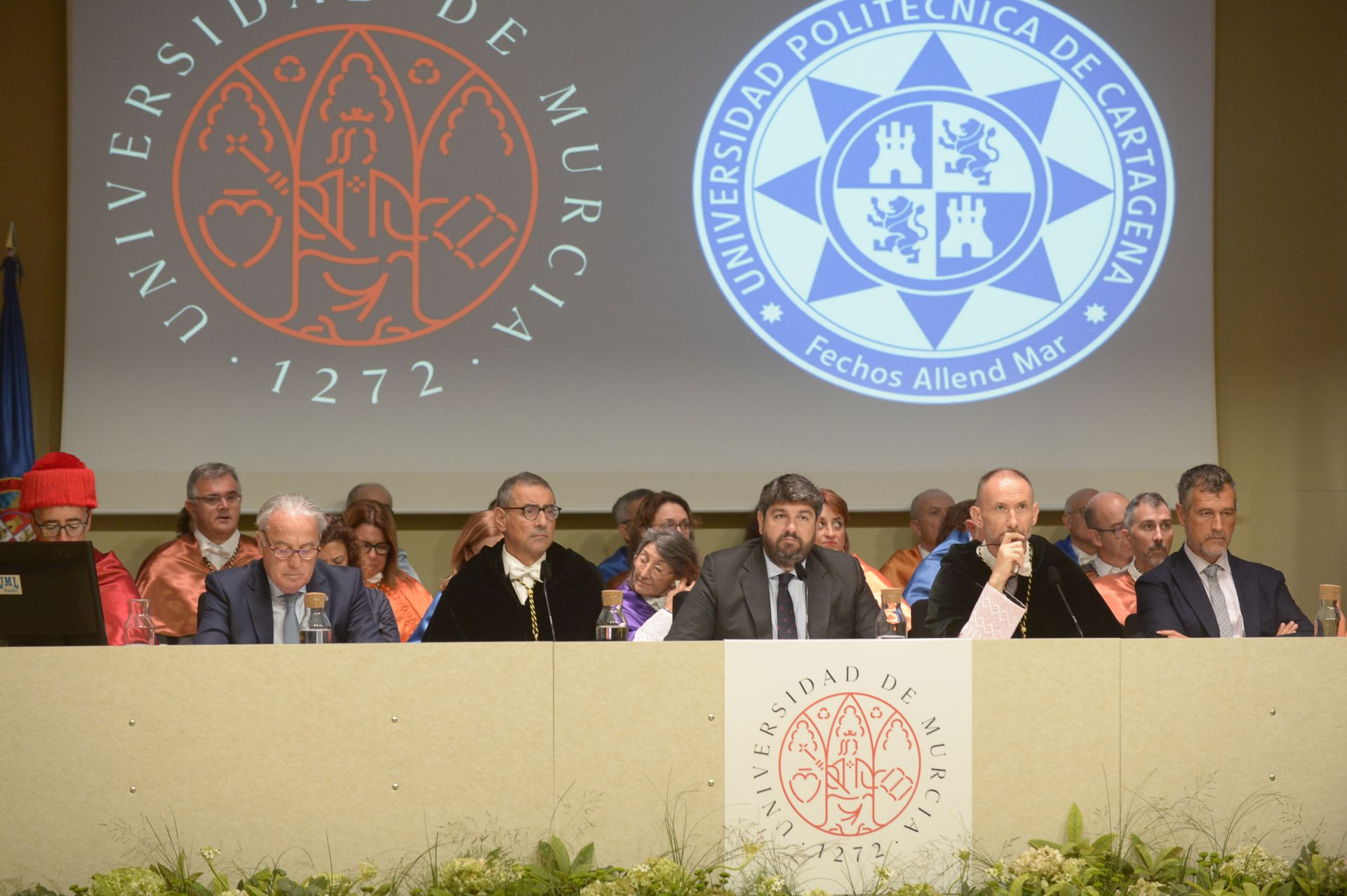 La apertura del curso académico de las universidades públicas de la Región de Murcia, en imágenes