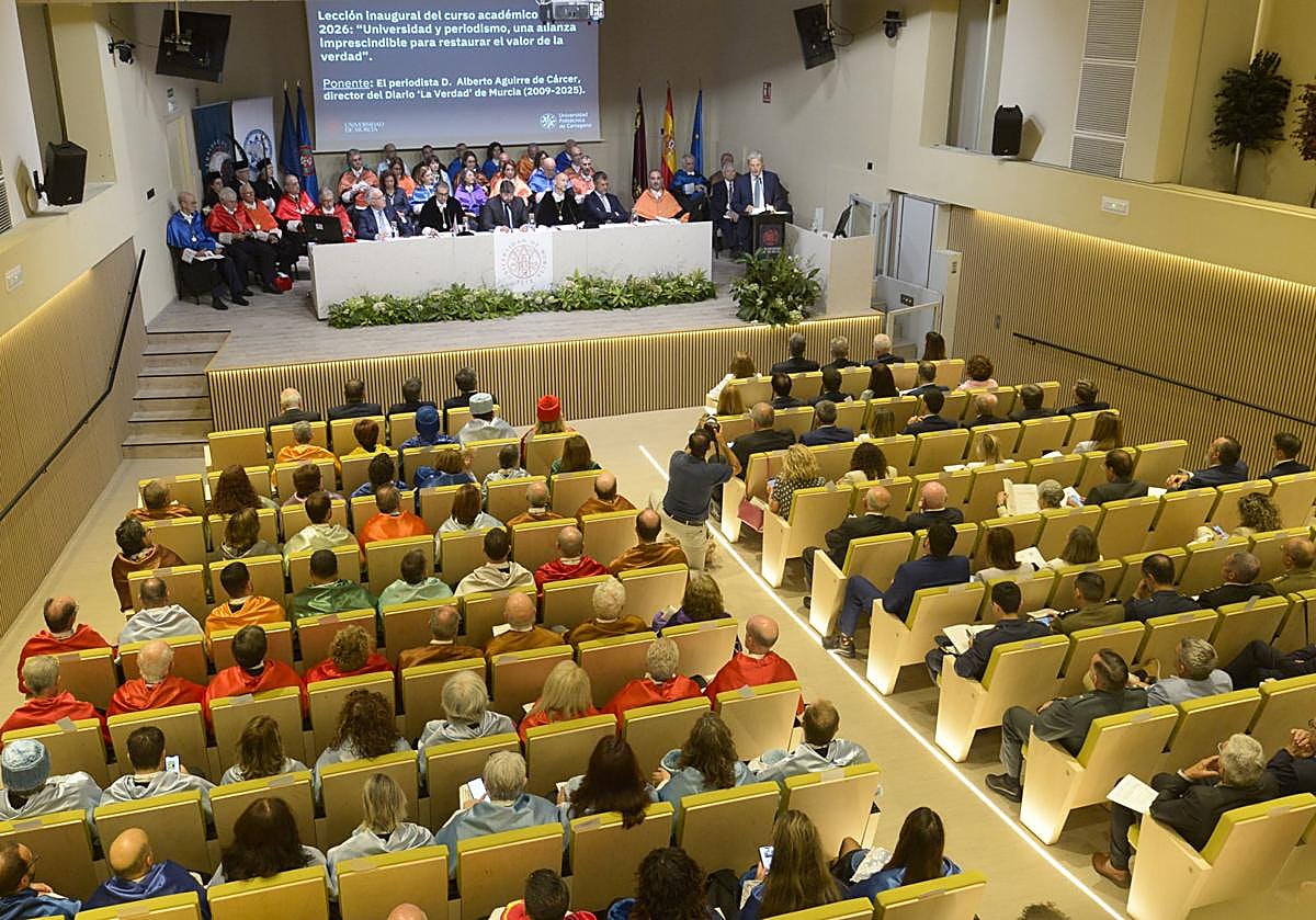 La apertura del curso académico de las universidades públicas de la Región de Murcia, en imágenes