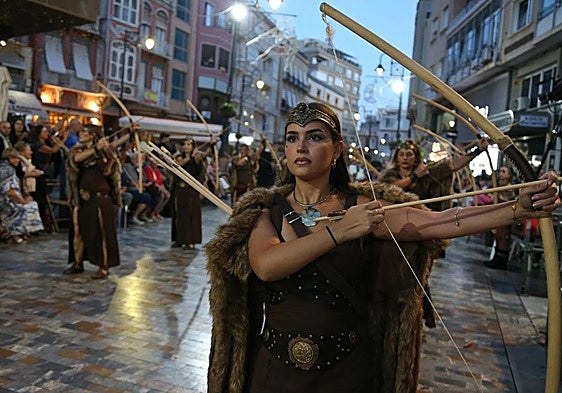 Un desfile de las fiestas de Carthagineses y Romanos de 2024.