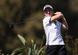 Luna Sobrón durante la primera jornada.