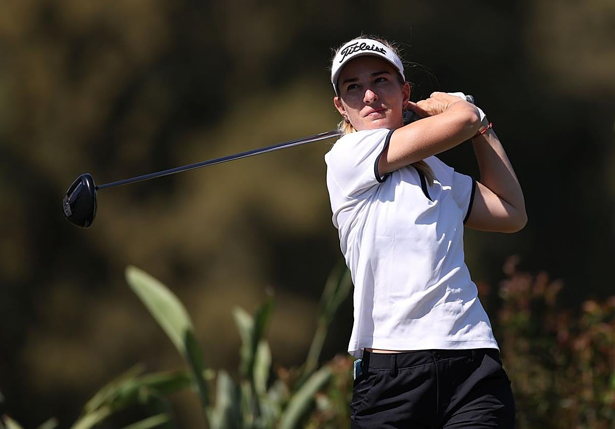 Luna Sobrón durante la primera jornada.