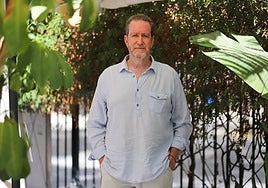 Jerónimo Tristante, tras las fiestas de Moros y Cristianos, en la terraza del Museo Arqueológico de Murcia.
