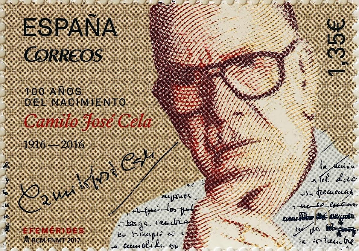 Sello conmemorativo de Cela.