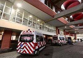 Puerta de urgencias del hospital Virgen de la Arrixaca de Murcia, en una imagen de archivo.