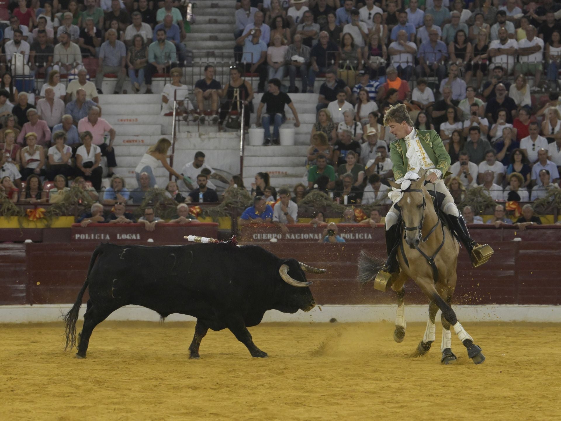 Las imágenes de la corrida de rejones de la Feria de Taurina de Murcia