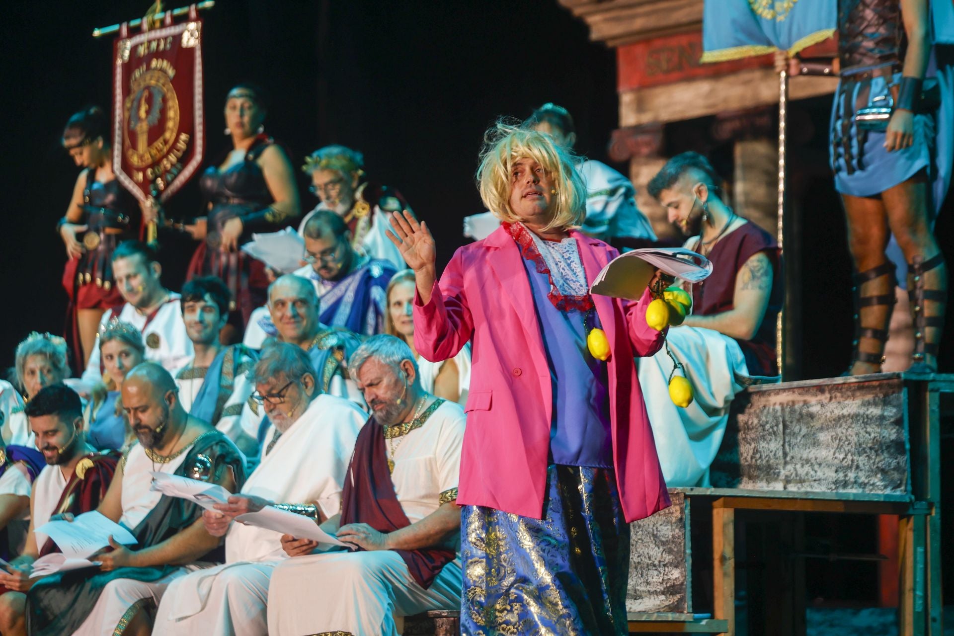 Sesión plenaria del Senado Romano en las Fiestas de Carthagineses y Romanos, en imágenes