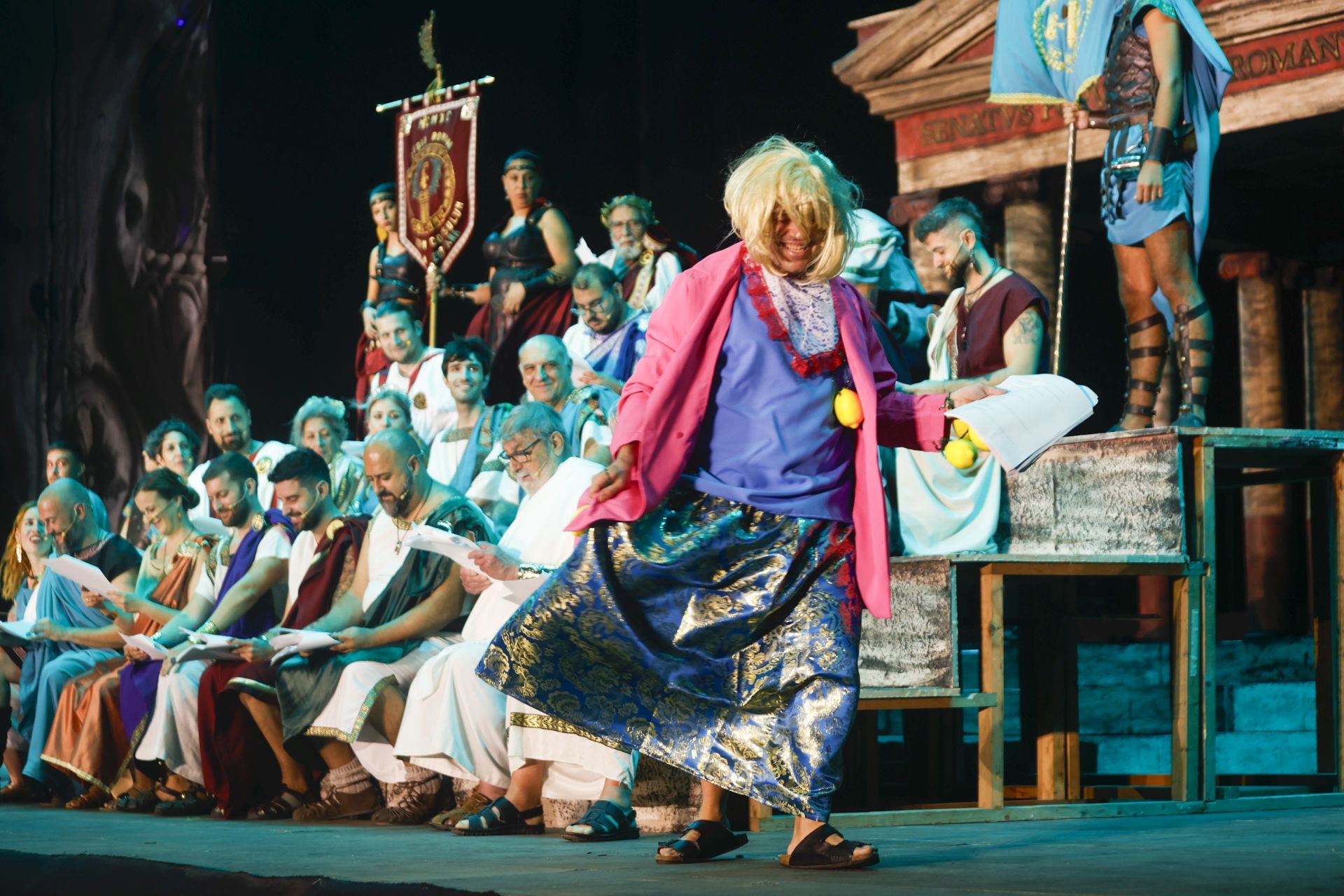 Sesión plenaria del Senado Romano en las Fiestas de Carthagineses y Romanos, en imágenes