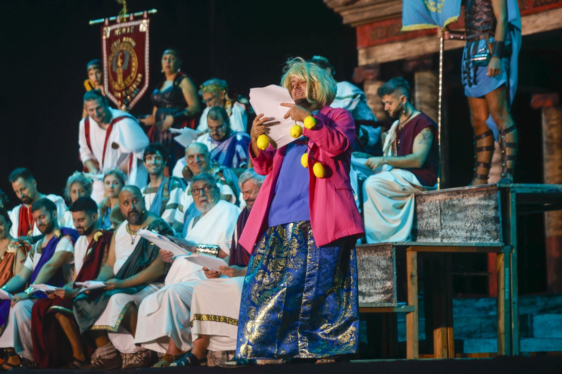 Sesión plenaria del Senado Romano en las Fiestas de Carthagineses y Romanos, en imágenes