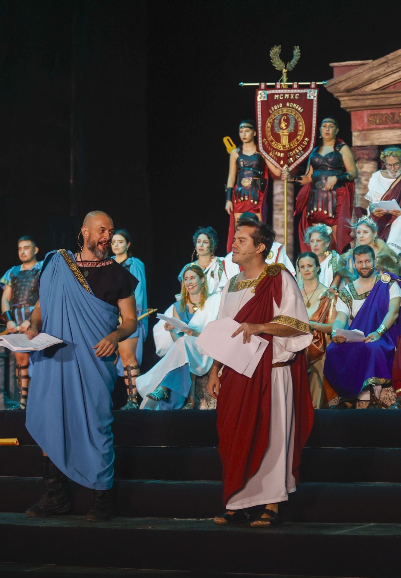 Sesión plenaria del Senado Romano en las Fiestas de Carthagineses y Romanos, en imágenes