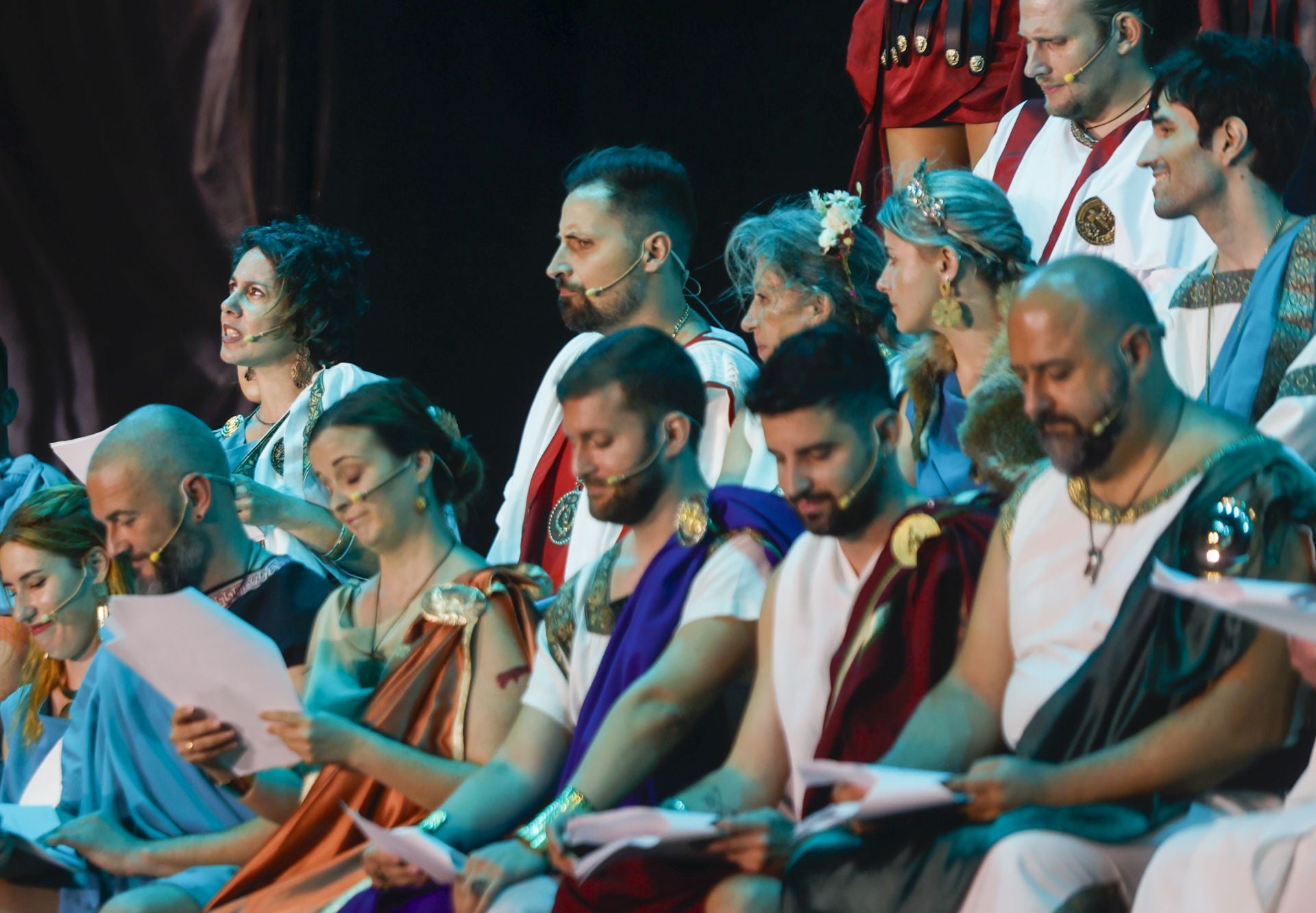 Sesión plenaria del Senado Romano en las Fiestas de Carthagineses y Romanos, en imágenes