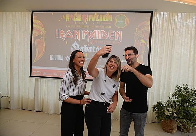 La presentación, este martes, del Rock Imperium.