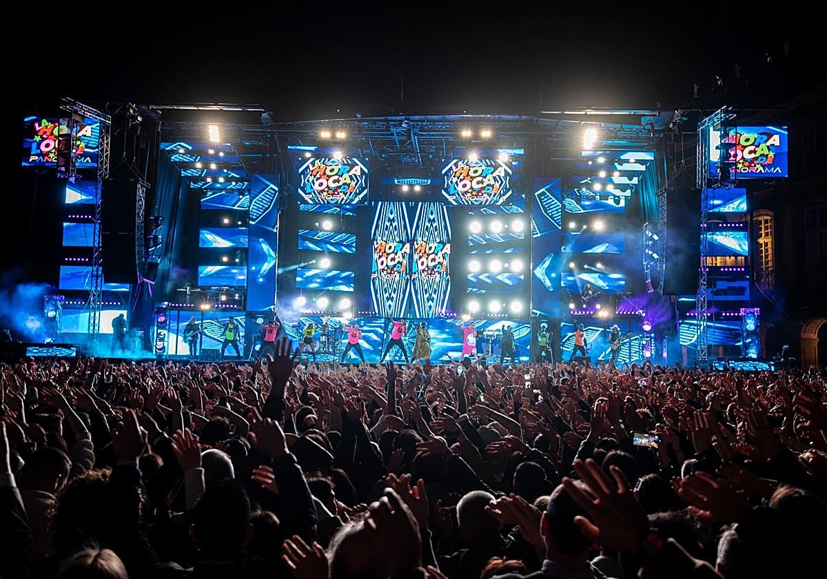 La Orquesta Panorama en directo.