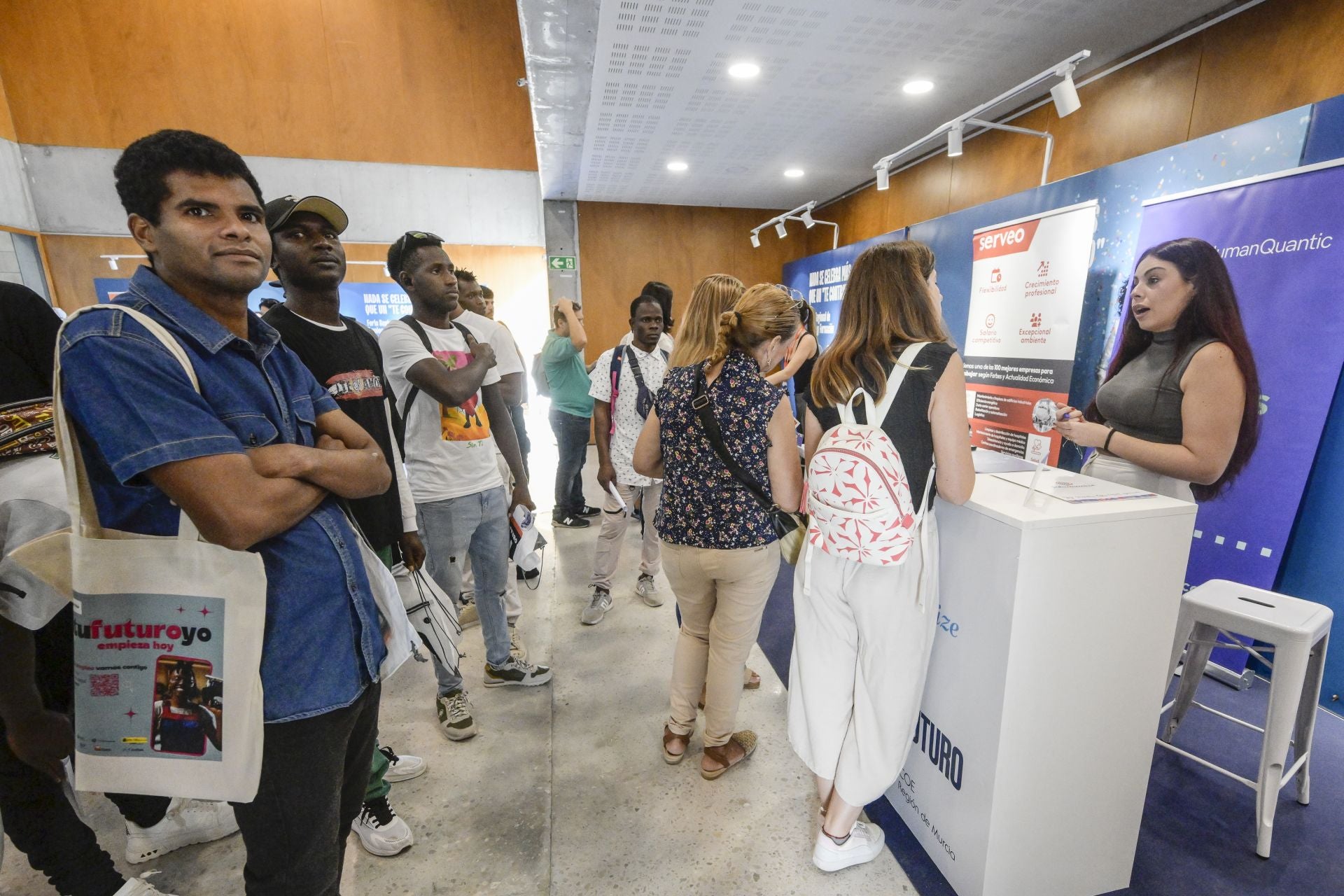 La inauguración de la Feria Regional de Empleo y Formación, en imágenes
