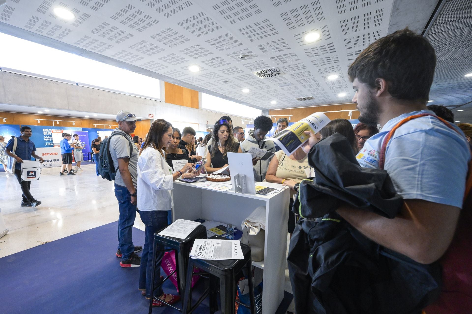La inauguración de la Feria Regional de Empleo y Formación, en imágenes