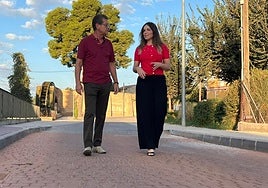 La vicealdesa de Murcia, Rebeca Pérez, durante su visita de este miércoles a La Ñora.