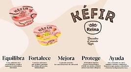Reina lanza dos nuevos productos de kéfir