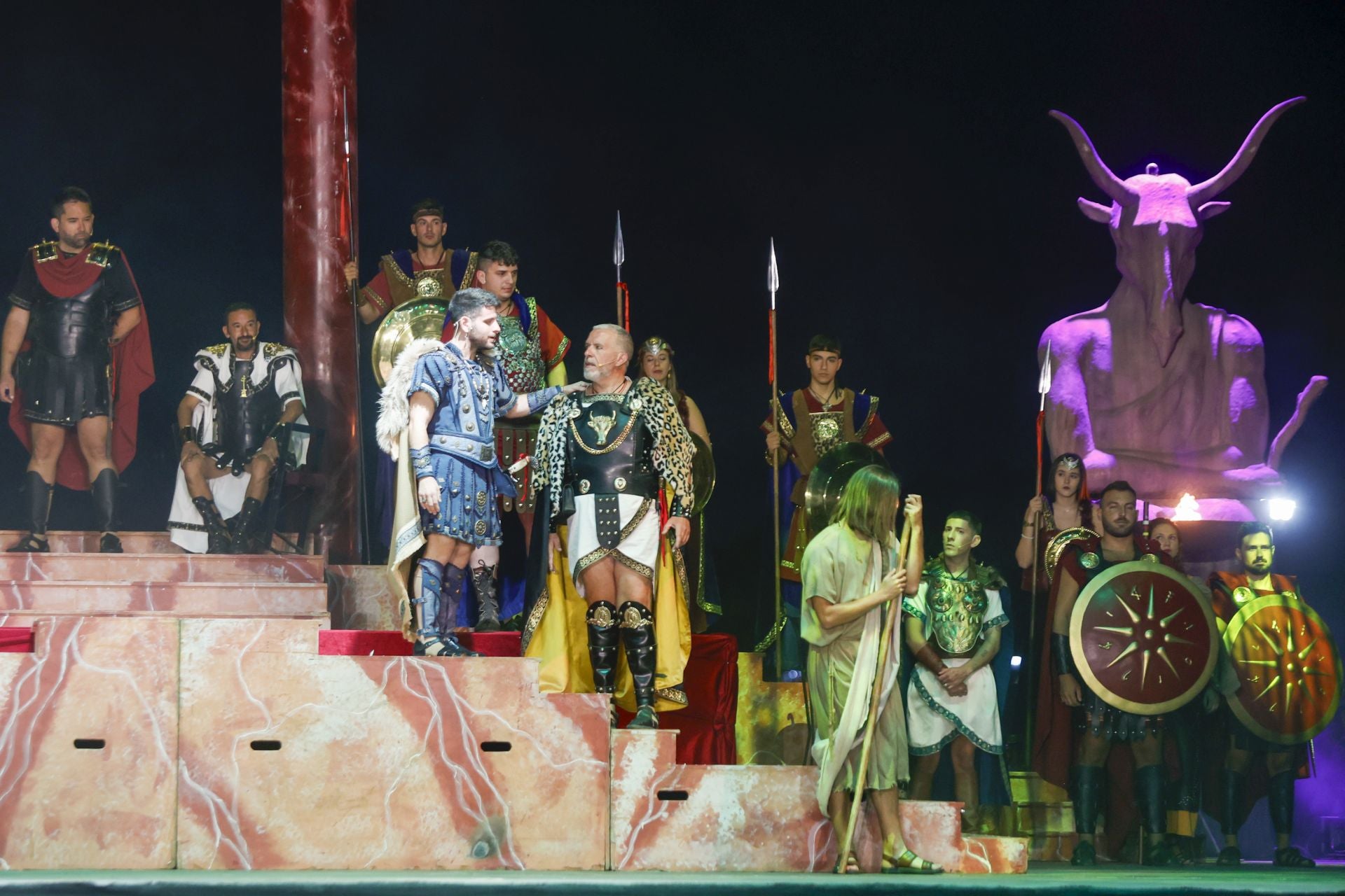 Aníbal contrata mercenarios en las fiestas de Carthagineses y Romanos, en imágenes