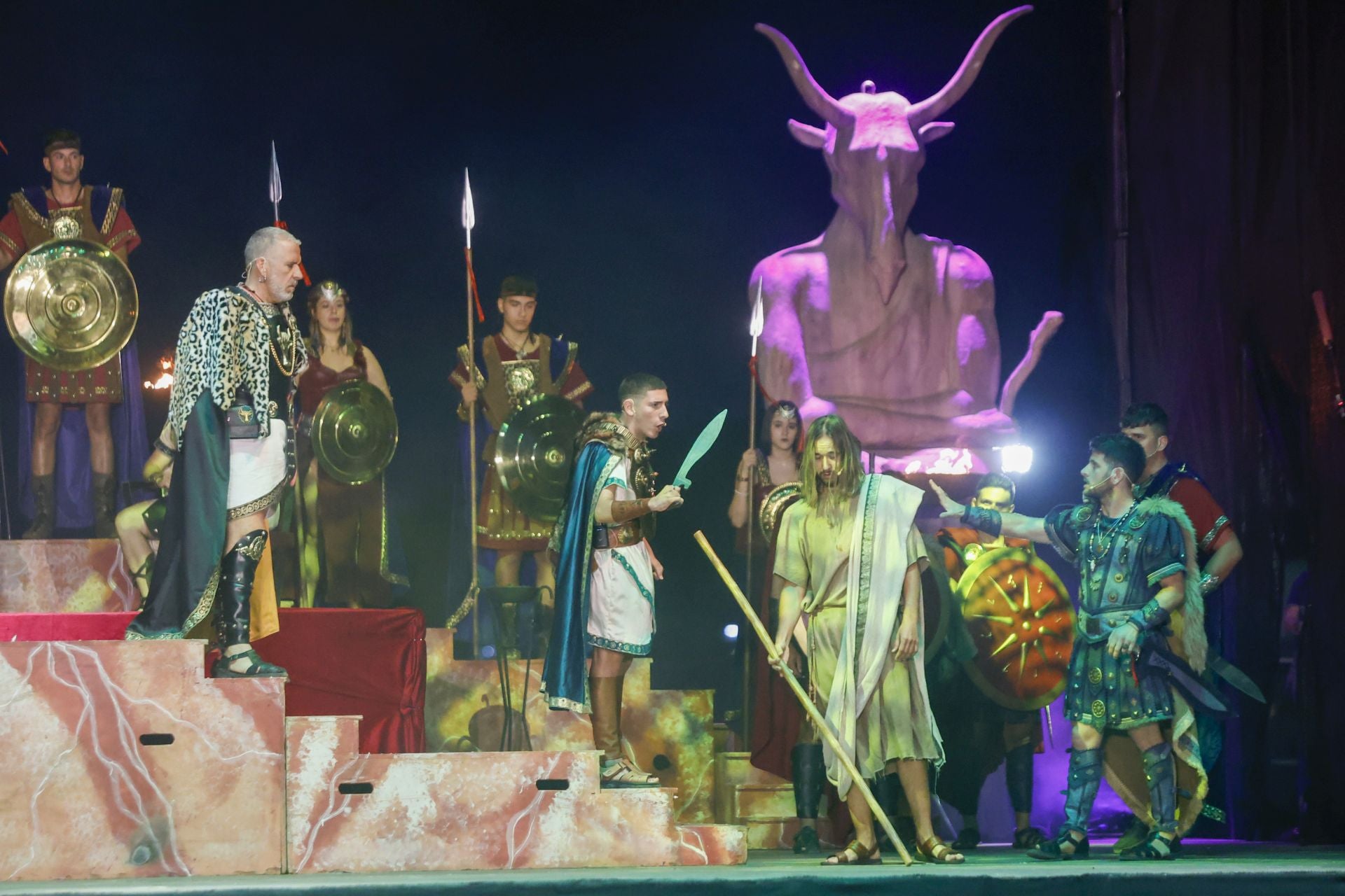 Aníbal contrata mercenarios en las fiestas de Carthagineses y Romanos, en imágenes