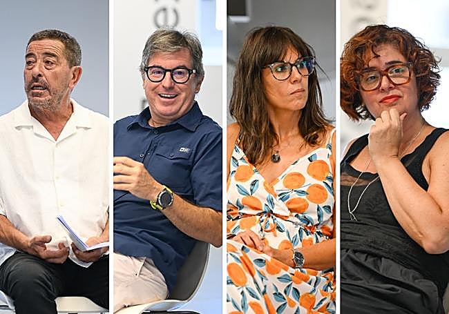 Juan Antonio Sánchez Morales, Juan Rodado, Paz Martínez Loné y Alessandra Sapoznik.