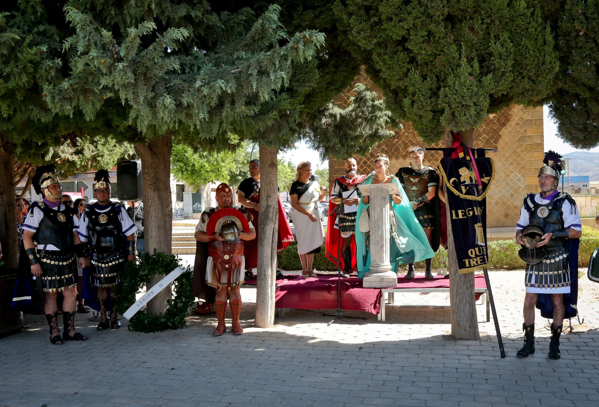En imágenes, el homenaje a los caídos en batalla de Carthagineses y Romanos