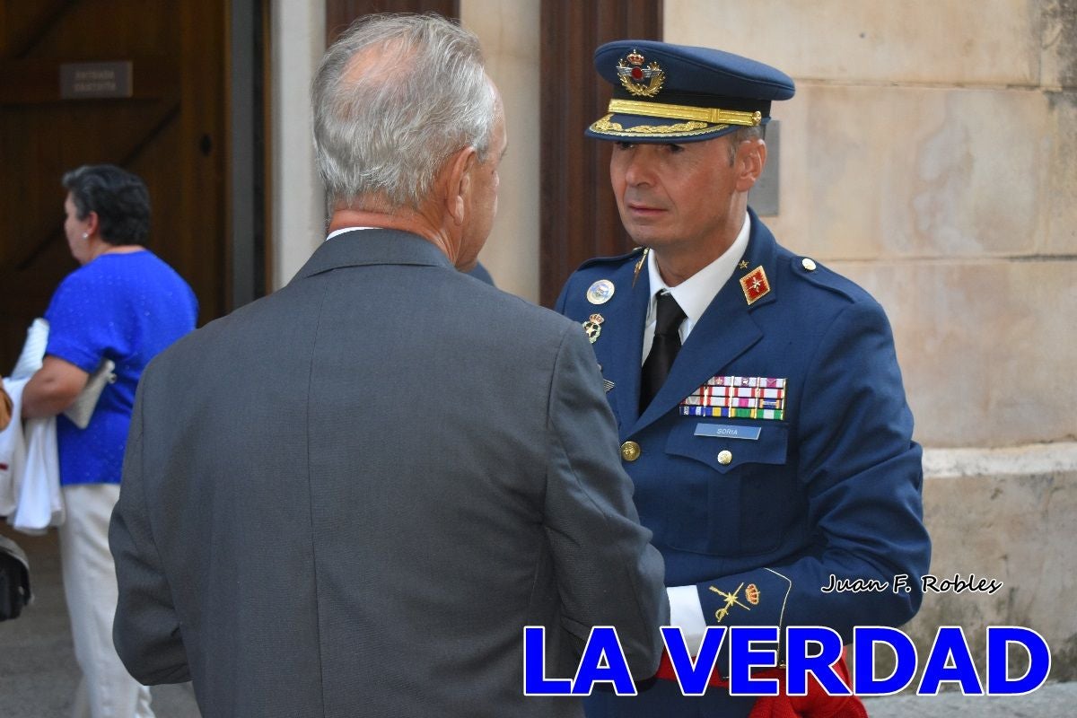 Imágenes de la entrega del título de Hijo Predilecto de Caravaca al general Pascual Soria