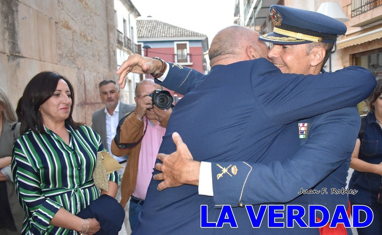 Imágenes de la entrega del título de Hijo Predilecto de Caravaca al general Pascual Soria